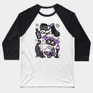 Dark Witch Baseball T-Shirt